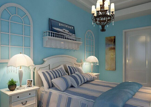 硅藻泥卧室背景墙 很高兴遇见你