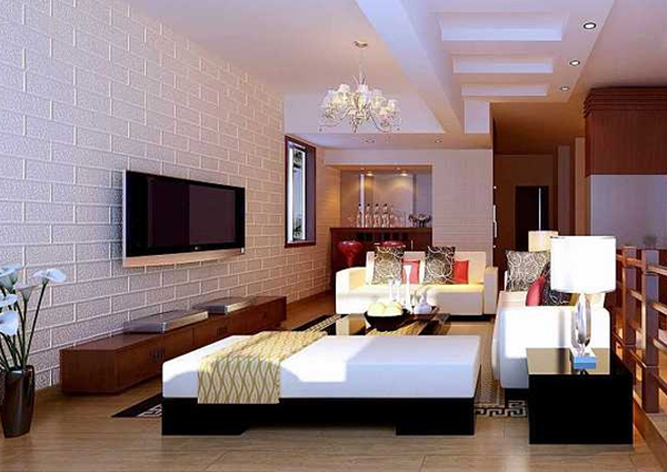 精美的硅藻泥客厅背景墙  喜欢就拿走吧