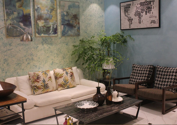 用硅藻泥装饰壁材  远离失眠